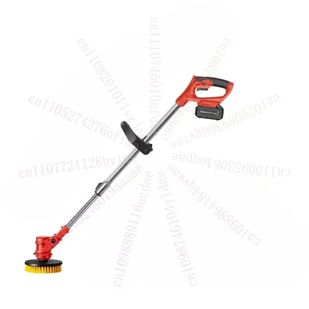 Electric Cleaning Brush Bathroom Yard Sweeper Polishing and Polishing Snow Sweeping Leaf Six-in-one Retractable Cleaning Brush