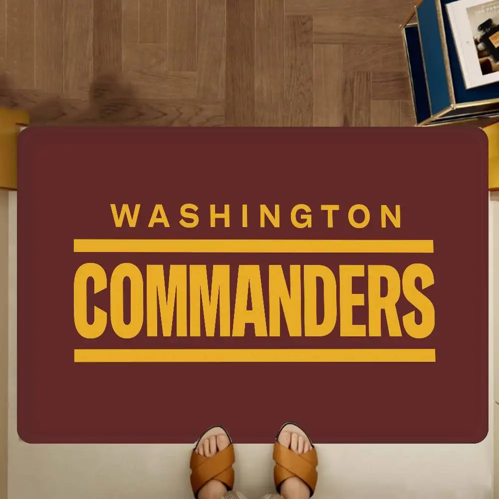Washington Commanders Floor Mat Nordic Style Home Doormat Bathroom-Toilet Mats Bedroom Hotel Decor Mat