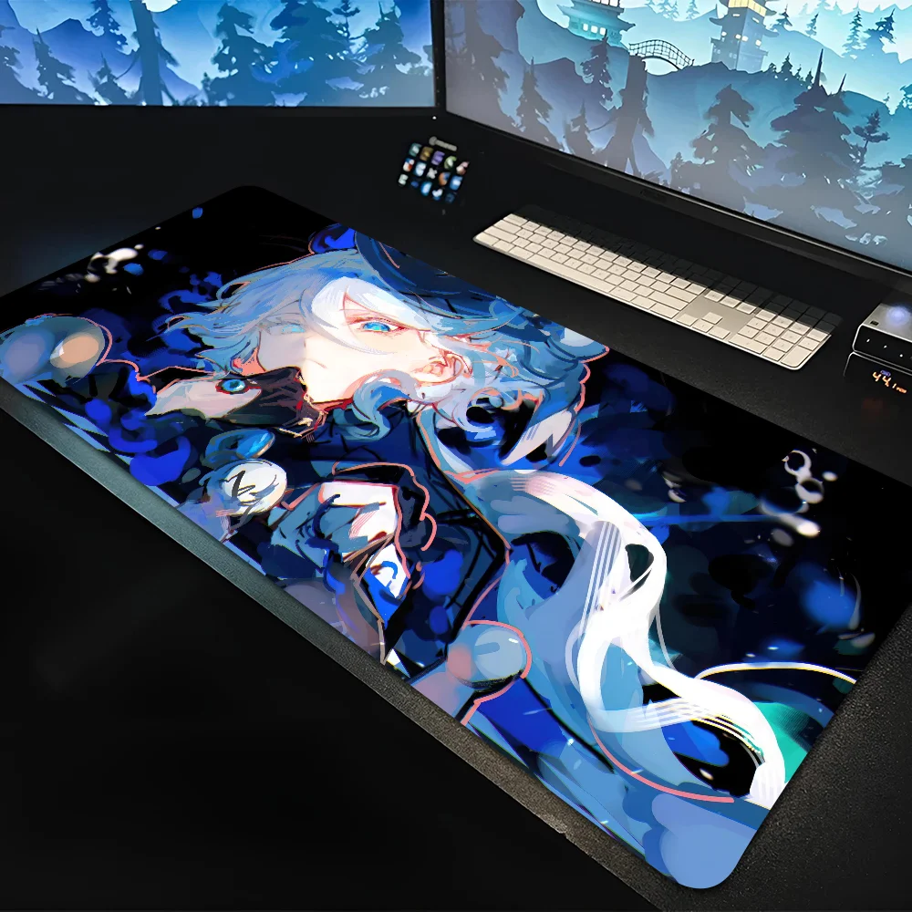 

Furina Genshin Impact Non-slip Mouse Pad Suitable For Office Computers Laptops E-sports Game Desk Mats XXL Keyboard