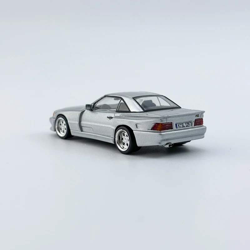 TW 1:64 Scale Diecast Alloy Benz SL500 Koenig Silvery Toys Cars Model Classics Nostalgia Adult Gifts Souvenir Static Display