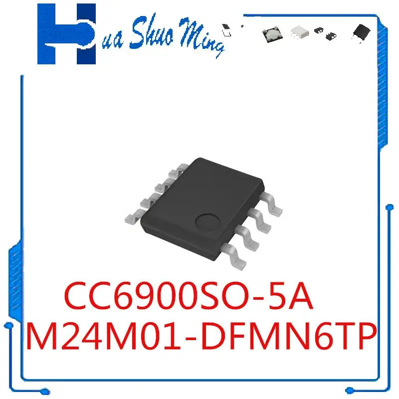 10Pcs/Lot  M24M01-DFMN6TP 24M01FD  24M01F    CC6900SO-5A SOP-8