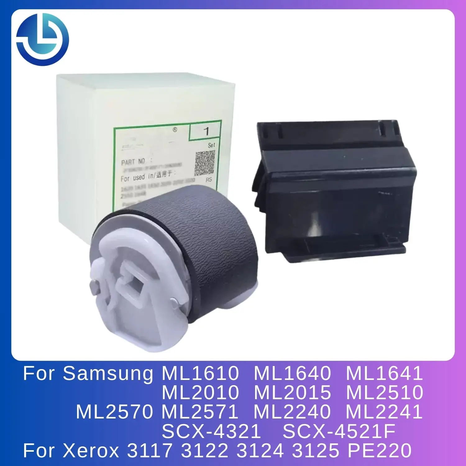 Paper Pickup Roller Separation Pad for Samsung 1610 1640 1641 2010 2015 2510 2570 2571 2240 2241 4321 for Xerox 3117 3124 220