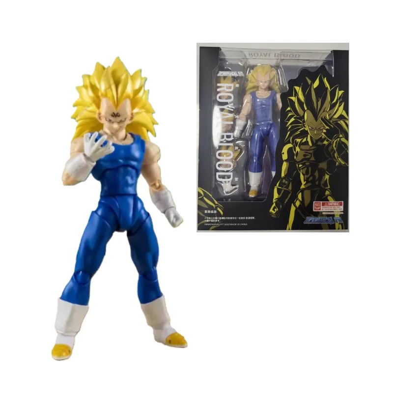 

В наличии! Demoniacal Fit Dragon Ball SHF Vegeto Super Saiyan 3 Royal Blood Ultimate Ace, аниме-фигурка, модель, игрушки, подарки