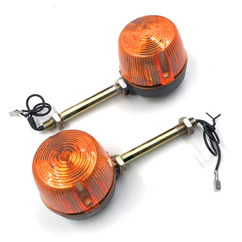 1 Pair Motorcycle Turn Signal Light for Eidgr 350 Turning Lights Modified Indicators Cafe Racer Flashers Blinkers Amber Lamp