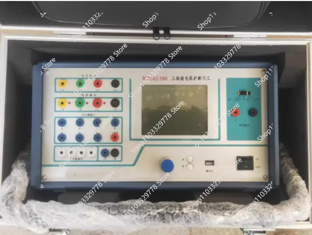 Three-phase relay protection tester, six-phase microcomputer relay protection device test detector, voltage, current, frequency