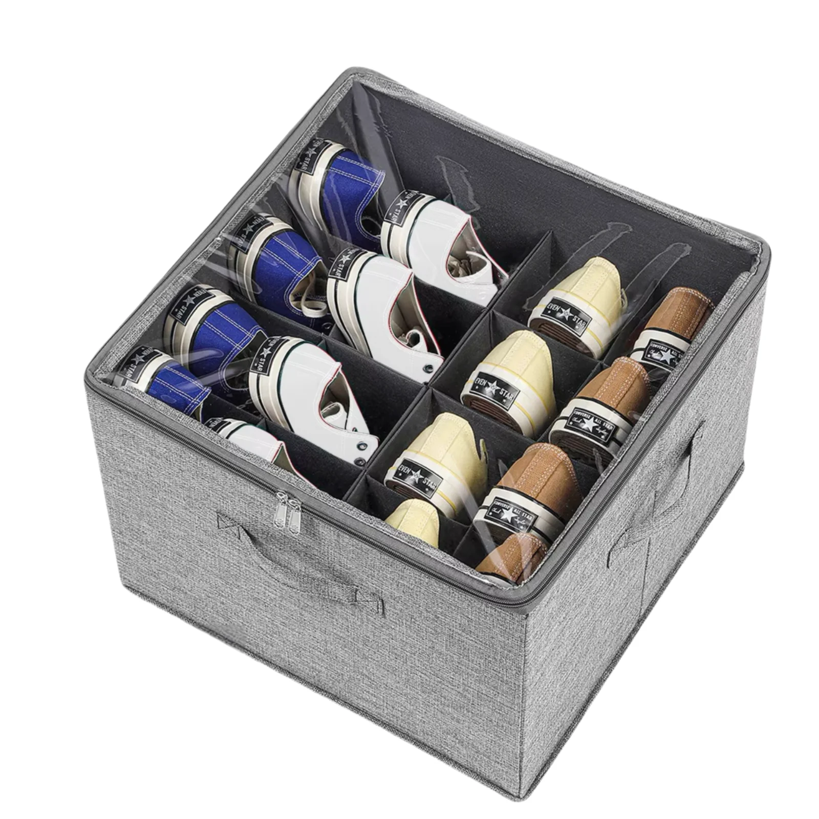 Foldable Shoe Storage Box - Dust-Proof Organizer for Shoes, Space-Saving Shoe Cabinet