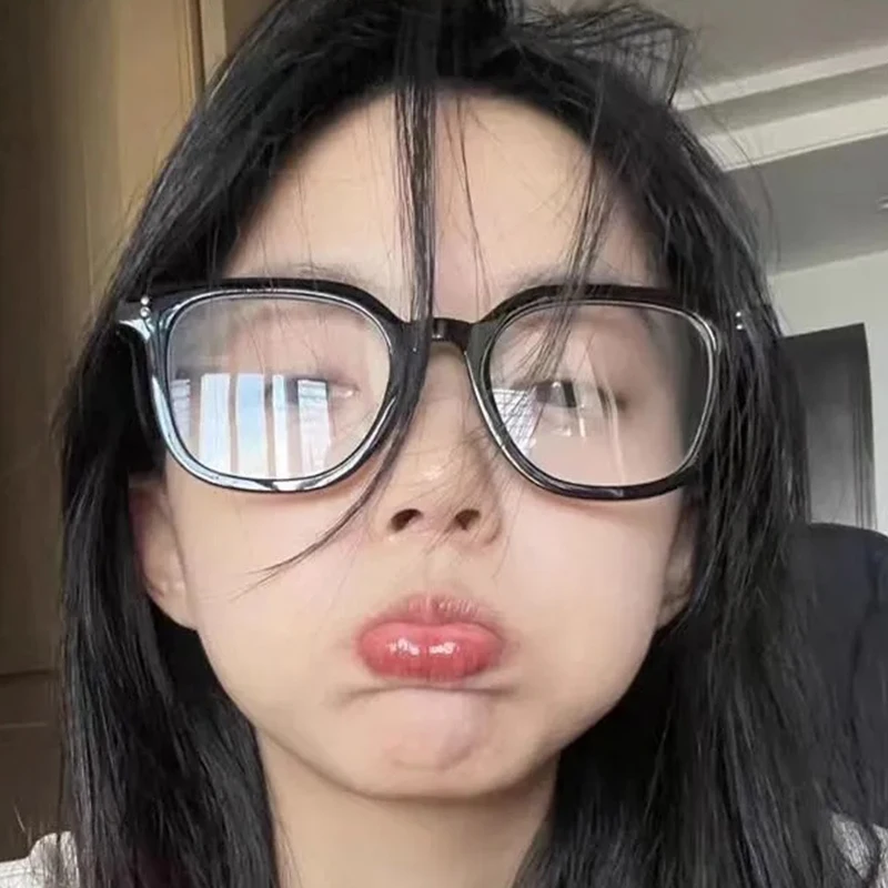 New Light Frame Anti Blue Glasses Transparent Optical Glasses Women Men Square Eyewear Blocking Eyeglasse Spectacle Eyeglasses view 3