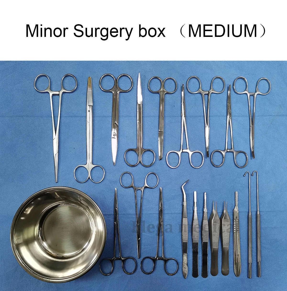 Medical Stainless Steel Gynecology Instrument Kit: EUA & Obstetric Set