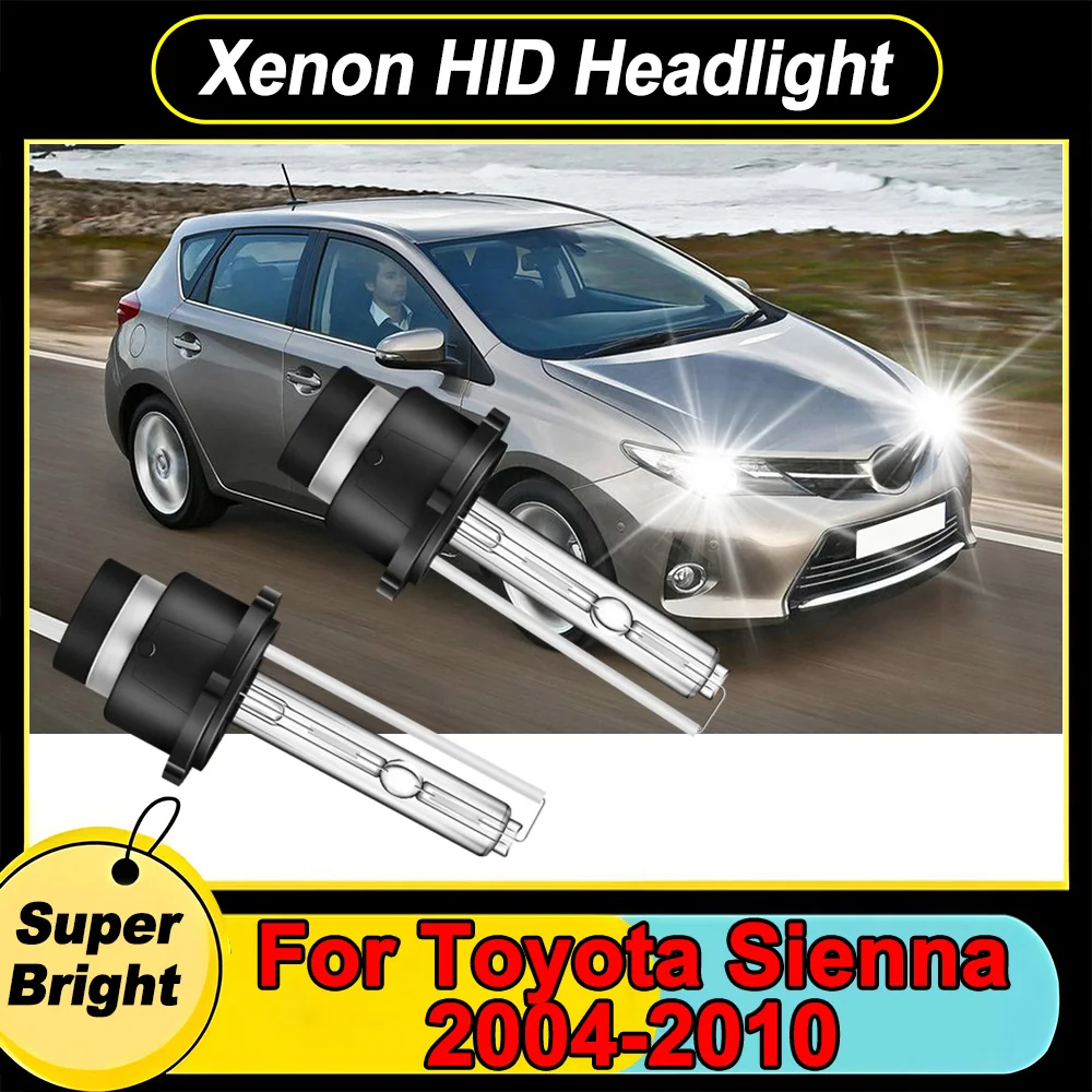 

2 шт. D2S 35 Вт 6000 К Белая ксеноновая HID фара ближнего света Высококачественный автомобильный свет для Toyota Sienna 2004-2009 2010 Super Bright
