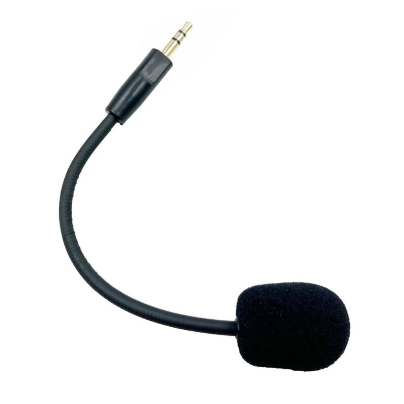 F62C Replacement Game Mic 3.5mm Microphone Boom for Kingston- Cloud Orbit S Gaming Headset Accessories