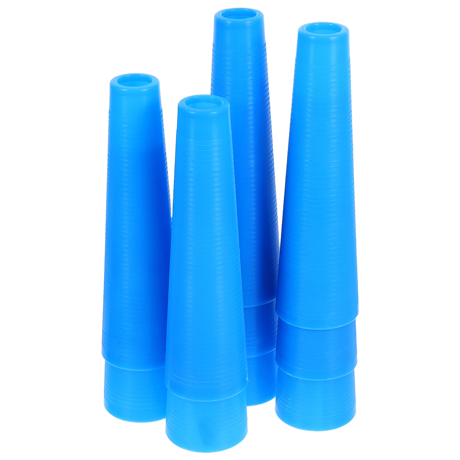 

10pcs Plastic Tube High Speed Winding Accessories Precise Angle Durable Material Yarn Storage Conical Structure Space