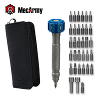 Portable tool kit Multi model screwdriver set MecArmy SDG1 Multifunctional 1/4 inch Hex Key Comes 33 different screwdriver bits