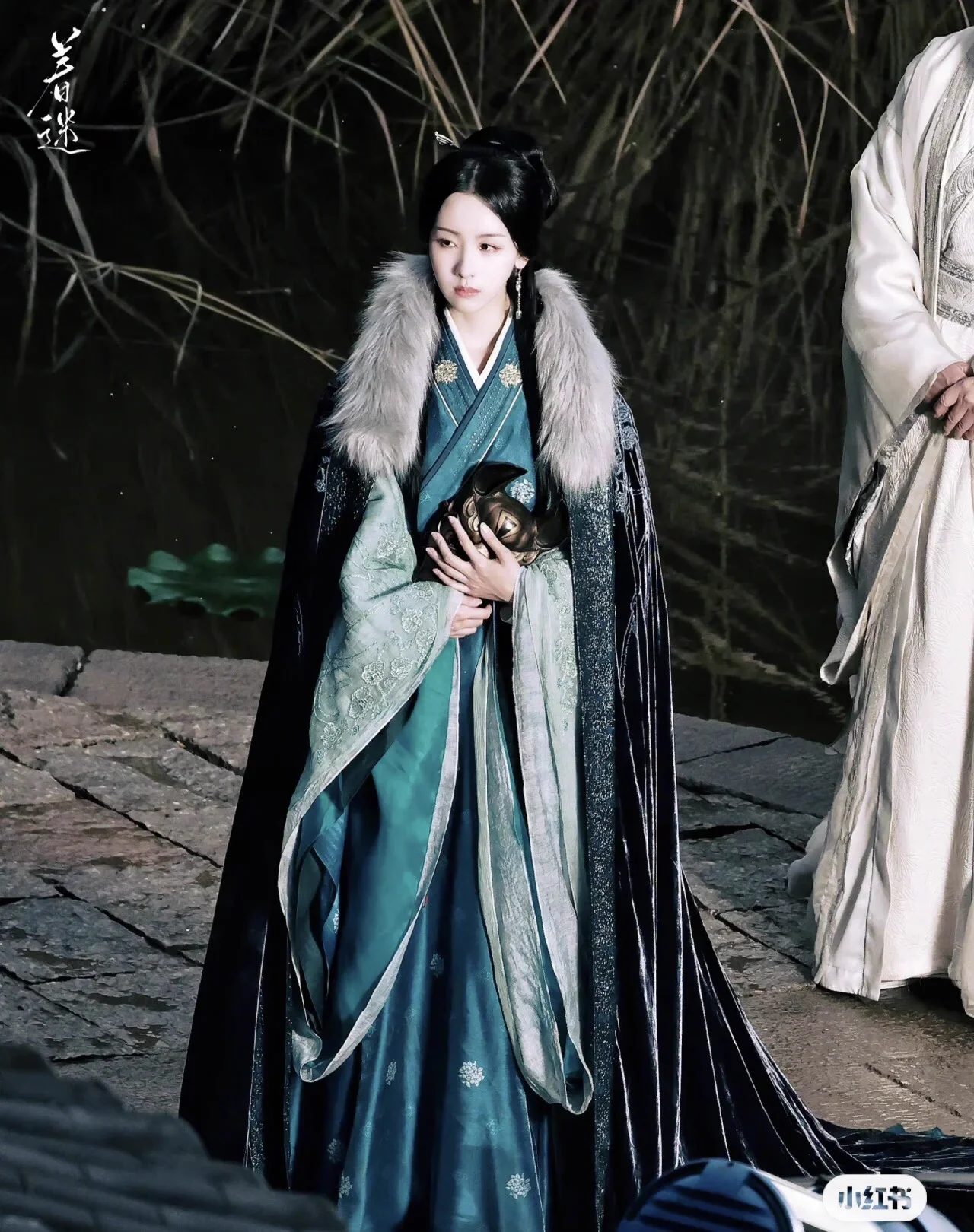 Hot Drama Yun Zhi Yu My Journey To You Actress Yu Shuxin Same Design Wei Jin Period Wide Sleeve Costume Stage Performance Hanfu