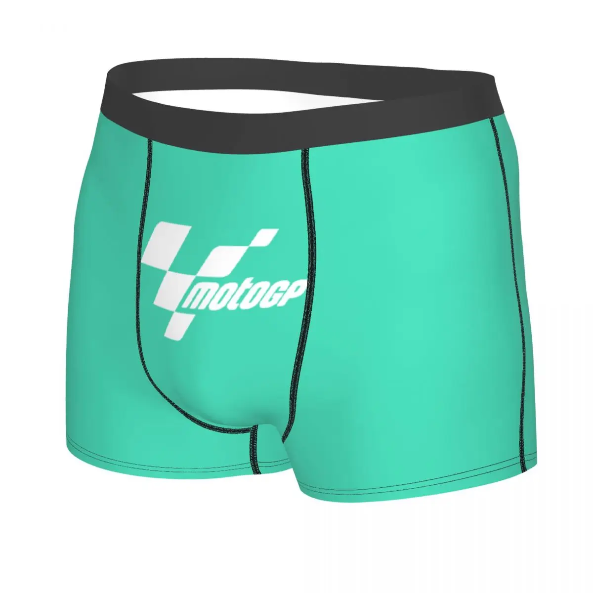 Custom Novelty Motorsport Motor Sport Car Racing Boxers Shorts Panties Men's Underpants Stretch Briefs Underwear