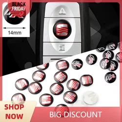 10/20Pcs Aluminum Car Key Shell Remote Control Round Emblem Key Stickers for Seat Cupra Ateca Ibiza Leon FR Cordoba Exeo Toledo