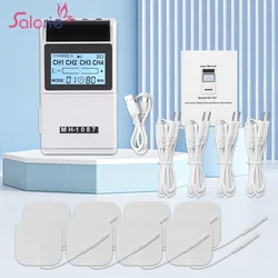 Rechargeable EMS Massage Needle Therpy Muscle Stimulator TENS Physiotherapy Pulse Back Neck Body Massager Machine Pain Relief