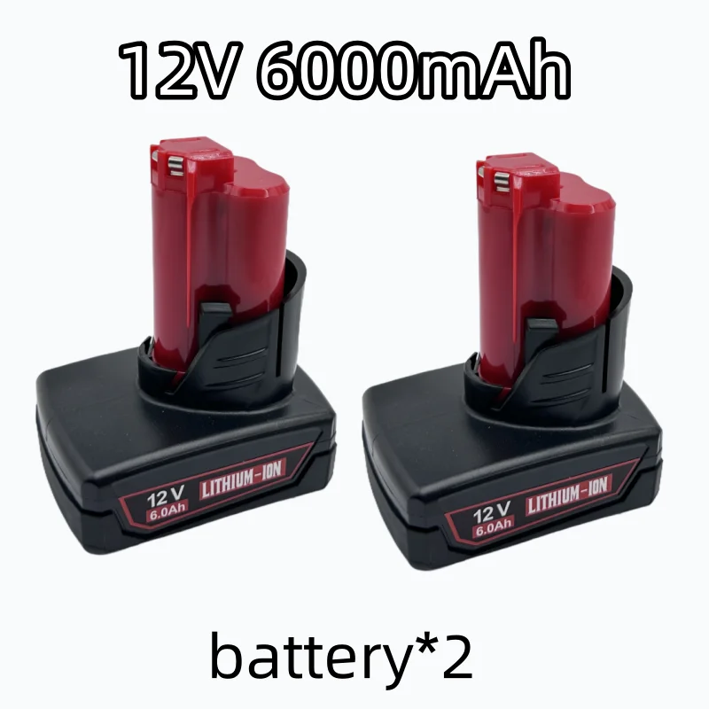PRO baterii Milwaukee m12 6AH, 5AH M12HB3, M12HB4 M12HB5 🏆Nabíječka M12-18FC 48-11-2402 48-11-2411 PRO dobíjecí baterii pro nářadí m12 - náhled 5