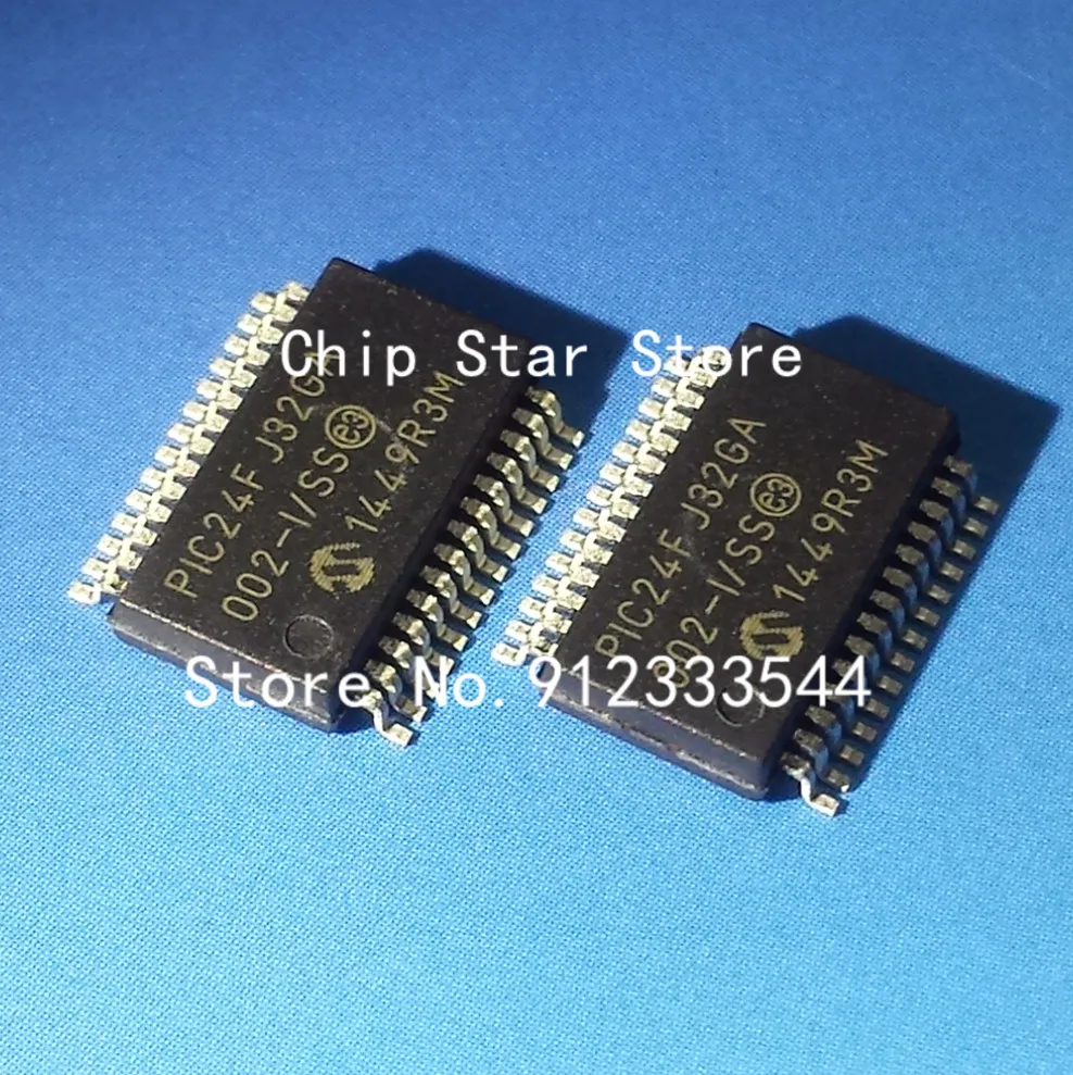 2-50pcs  PIC24FJ32GA002-I/SS  PIC24FJ32GA002T-I/SS PIC24FJ32GA002  SSOP28  16Bit Microcontrollers MCU 100%New And Original