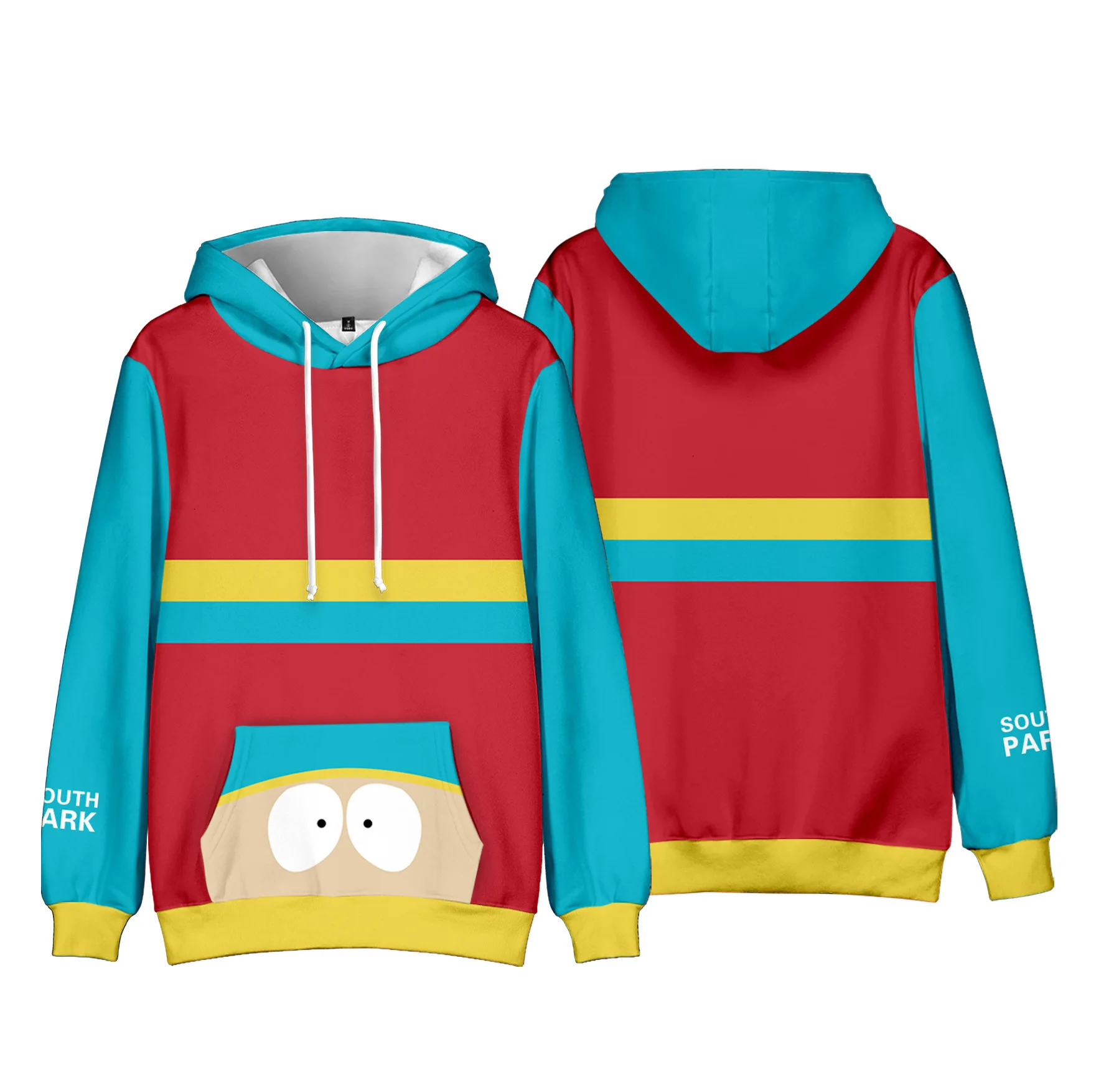 

2026 3D New Surrounding South Park SOUTH PARK Casual Pullover Hooded Hooded Sweater