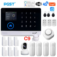 PGST PG103 4G alarm system Tuya smart home Wifi GSM wireless Alarm System for Home Call/SMS Remote Control zigbee Gautone