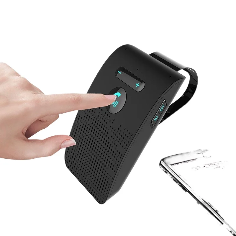 Hot-selling sun visor type car Bluetooth system, car Bluetooth mp3 speaker hands-free phone