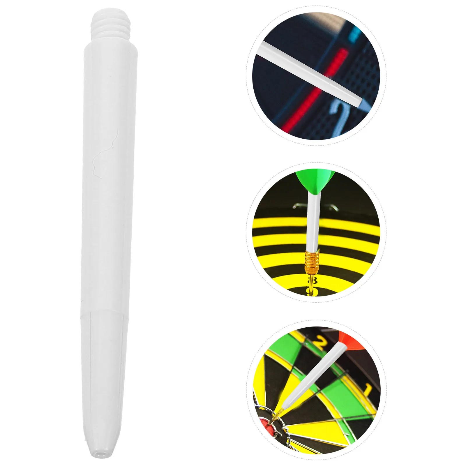 

50Pcs Durable Nylon Dart Shafts Threaded Replacement Shafts Outdoor Accessories Throwing Accessories