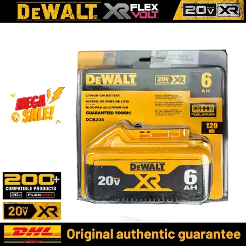 Dewalt  Original Lithium-ionen Akku, Qualitätssicherung, Lange Lebensdauer Ersatz DCB202 DCB203 DCB205 DCB609 DCB209 DCB612