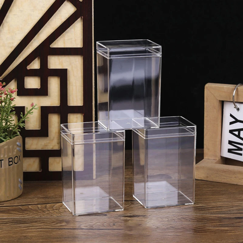 Rectangular plastic box Biscuit candy doll Gift Packaging Box Transparent Box