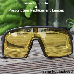 HDTAC Insert Clip-On Prescription Clip & Custom Prescription Lenses for Oakley Sutro Sunglasses