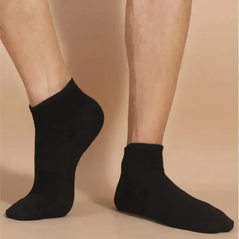 Chaussettes Unisexes Unisexes Légères, Respirantes, Confortables, Anti-Odeur, Absorbant la Sueur, Coupe Basse, Rinçage, pour Homme et Femme, 10 Paires