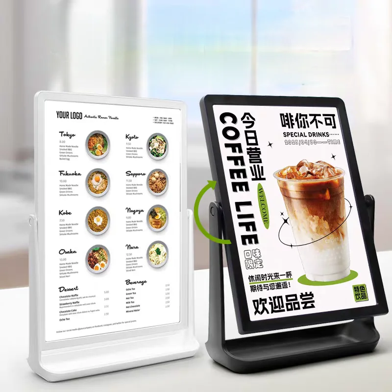 

A5 148x210MM Acrylic Sign Holder Display Stand Plastic Table Price Label Card Storage Upright Restaurant Menu Paper Holder Stand