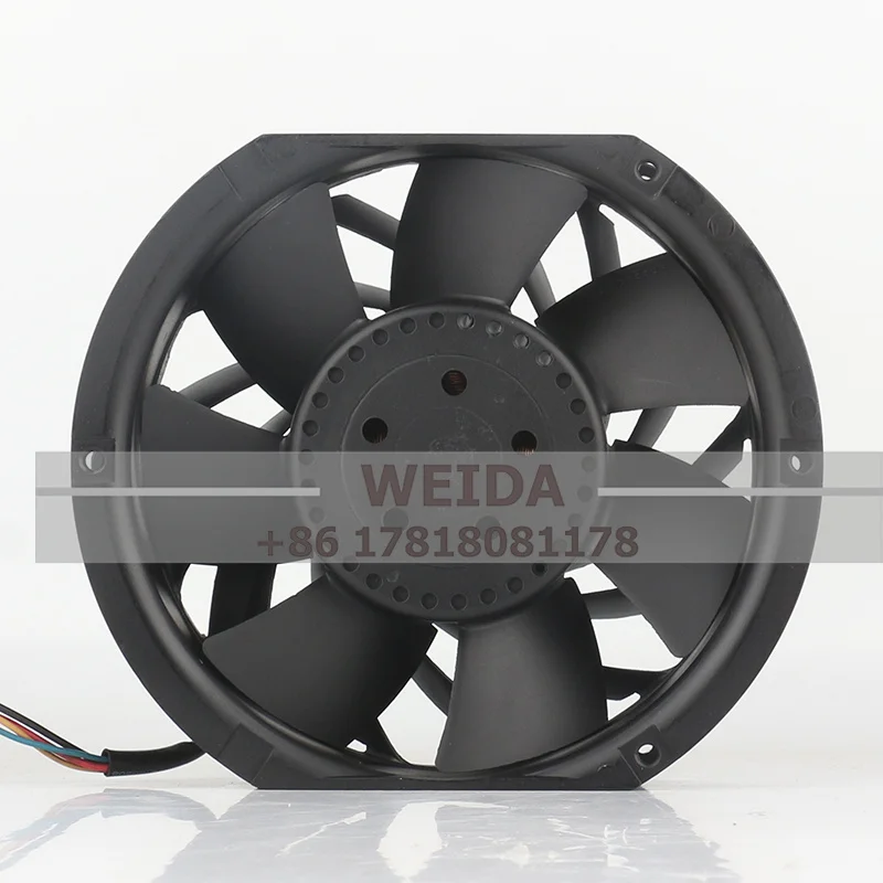 Delta Metal Axial Ventilador De Refrigeração, Impulsionador Do Carro, Inversor Industrial, 17cm, 48V, DC, 3.60A, 527.5CFM, 172x150x51mm, THB1548AG