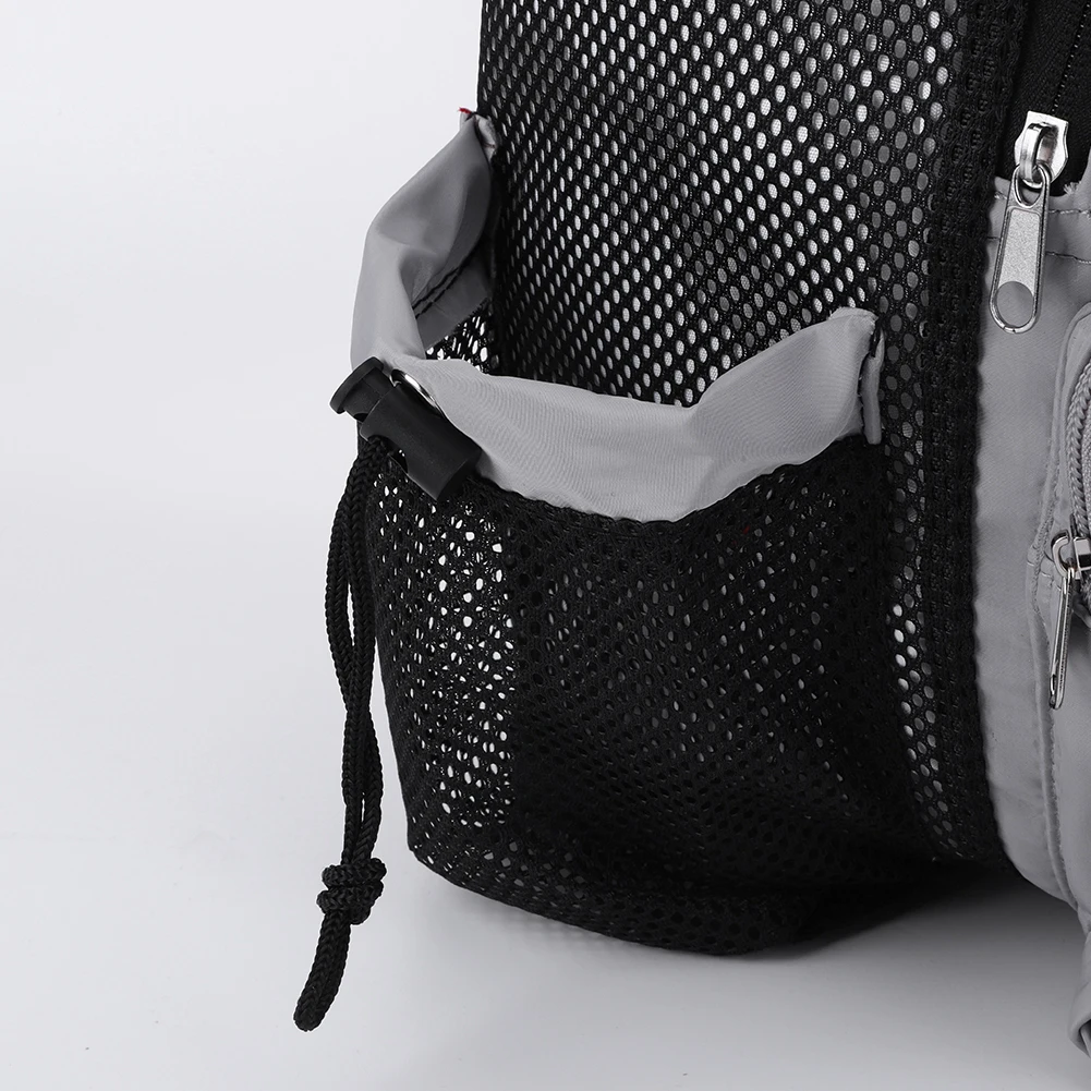 

Спортивные рюкзаки Баскетбольная сумка на шнурке из утолщенной сетки для тренировок (серый)