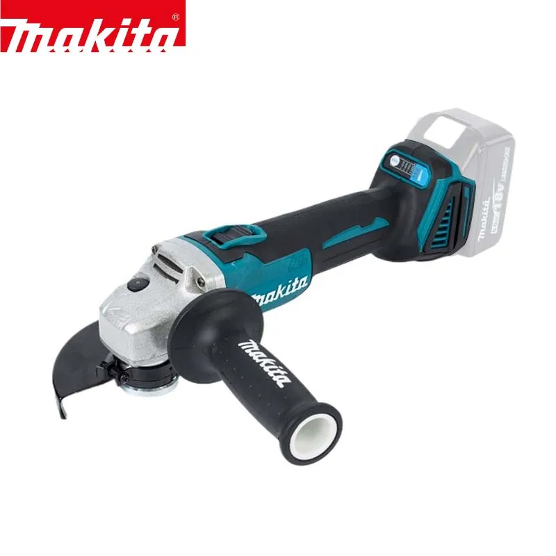 Makita 18V 125mm DGA404 Bürstenloser Lithium-Elektro-Winkelschleifer Wiederaufladbare Schneidemaschine Hochleistungs-Poliermaschine