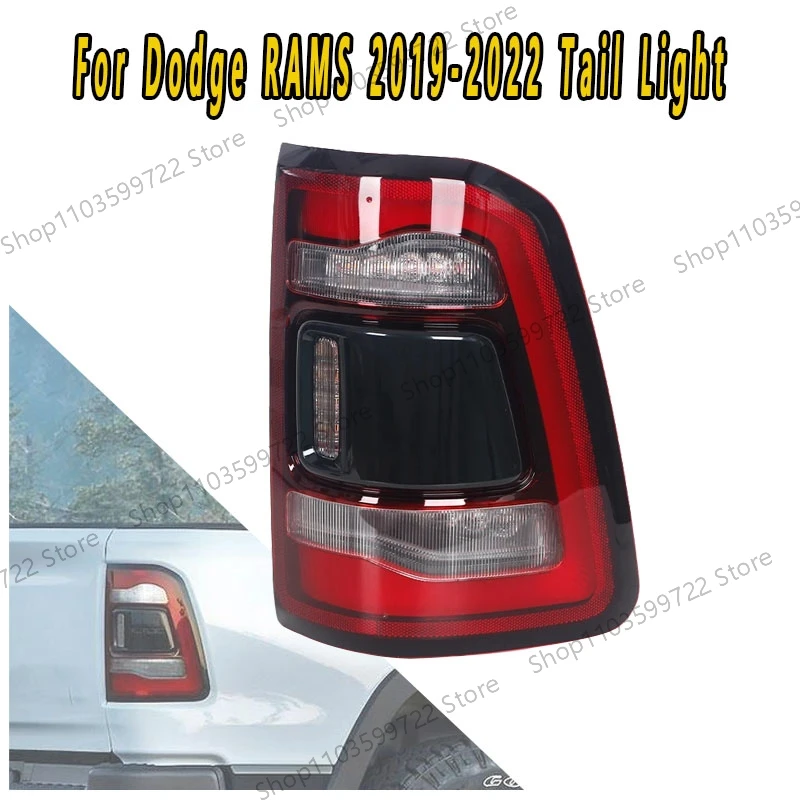 For Dodge RAMS 2019 2020 2021 2022 RAM13-22 1500 2500 Pickup Taillights Brake Lights Rear Fog Lights Turn Signals Warning Lights