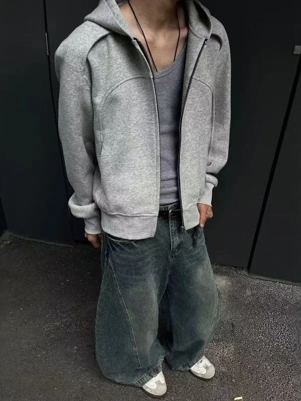 

Толстовка с капюшоном American Sle High Street Deconstructed Boxy Ape Color ex CleanFit ort Wide Jaet для мужчин и женщин