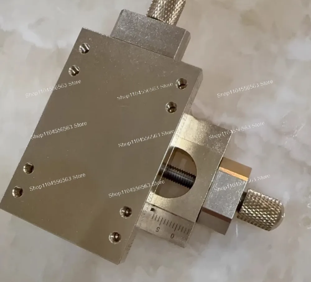 Micro Cross Slide Vise XY Axis Adjustable Mini Stage with Dovetail Guide for Mini Lathe Drilling Machine