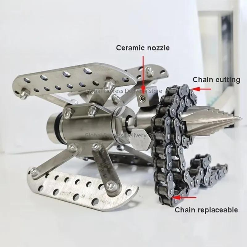 

300bar Chain Style Root Cutter Kits Root Cutters High-speed Roots Cutter