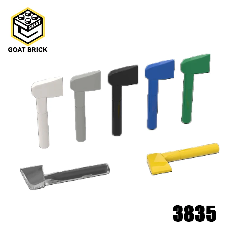 10Pcs MOC Parts 3835 Axe Compatible Bricks DIY Assmble Building Blocks Particle Kid Puzzle Brain Toy Gift