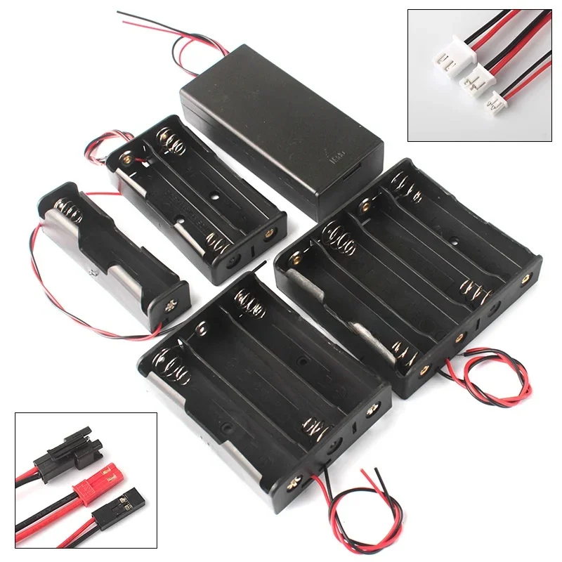 10 Stück 18650 Batteriegehäuse, Einzelteil-Serien-Parallel-Verbindung, 3,7V Halter, DIY-Kit, Elektronisches Batteriefach – Detail 1