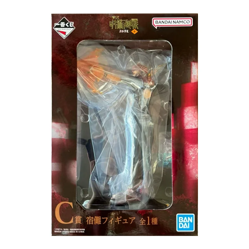 Bandai Ichibankuji Prize C Ryomen Sukuna Jujutsu Kaisen Shibuya Incident 3 18Cm Original Anime Figure Model Toy Gift Collection