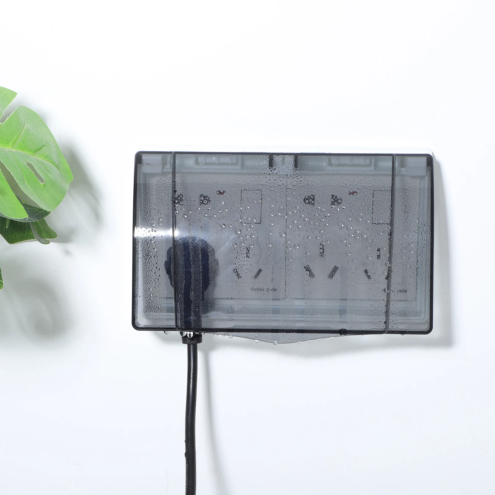 

Waterproof Outlet Cover Bathroom Socket Protector Self Adhesive Wall Receptacle Protector For Indoor Outdoor Use