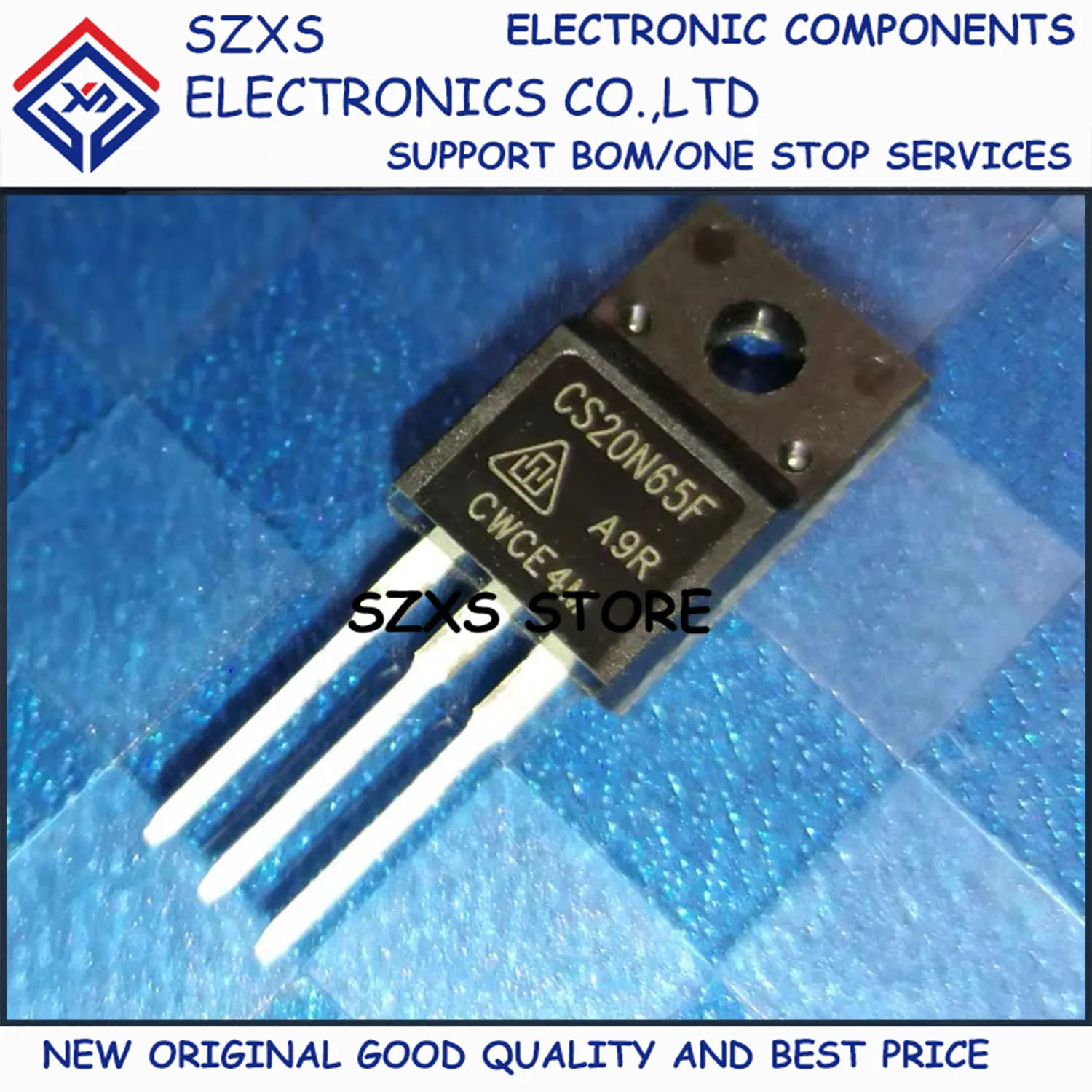 

New Original 10Pcs CS20N65F CS20N65FA9R TO-220F 650V 20A MOSFET Field Effect Transistor In Stock Good Quality