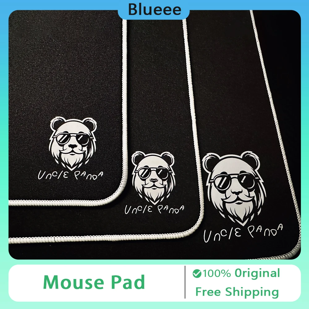 Uncle Panda Gaming Mousepad Bamboo Xsoft Control FPS Mousepads Smooth Desk Mat Gamer Office PC Accessories Boys Gifts