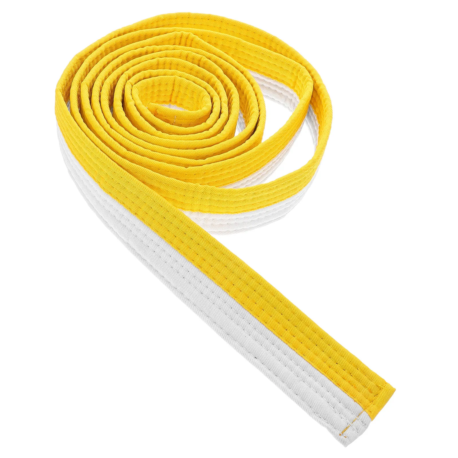 Martial Arts Belt Adjustable Length Soft Comfortable for Taekwondo Karate Ranking Exams Training Belt White