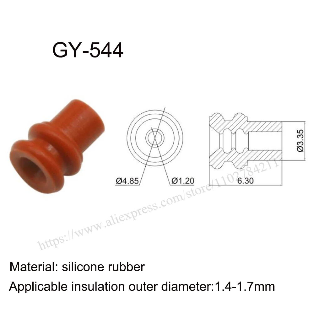 

5000pcs GY-544 small New energy auto seal rubber automotive Waterproof connector terminal plug pin socket