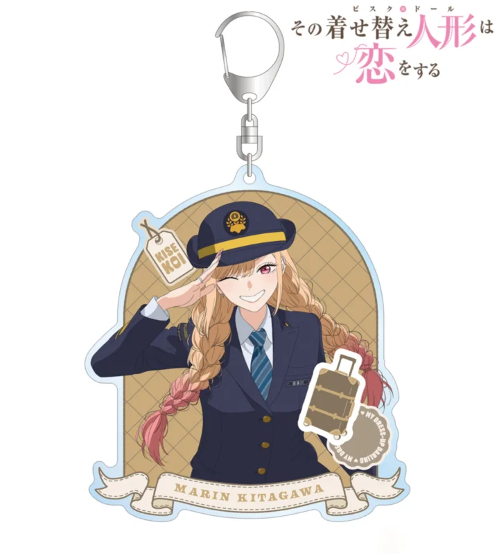 New Anime My Dress Up Darling Acrylic Keychain Marin Kitagawa Aoi Inuyama Kido Figure Pendant Collection Set Gift For Anime Fans