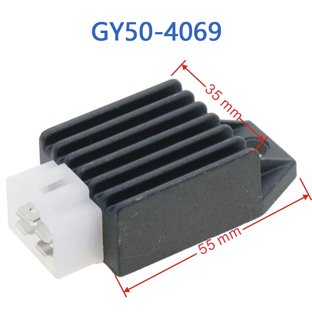 GY50-4069 GY6 50cc Regulator Rectifier For GY6 50cc 4 Stroke Chinese Scooter Moped 1P39QMB Engine