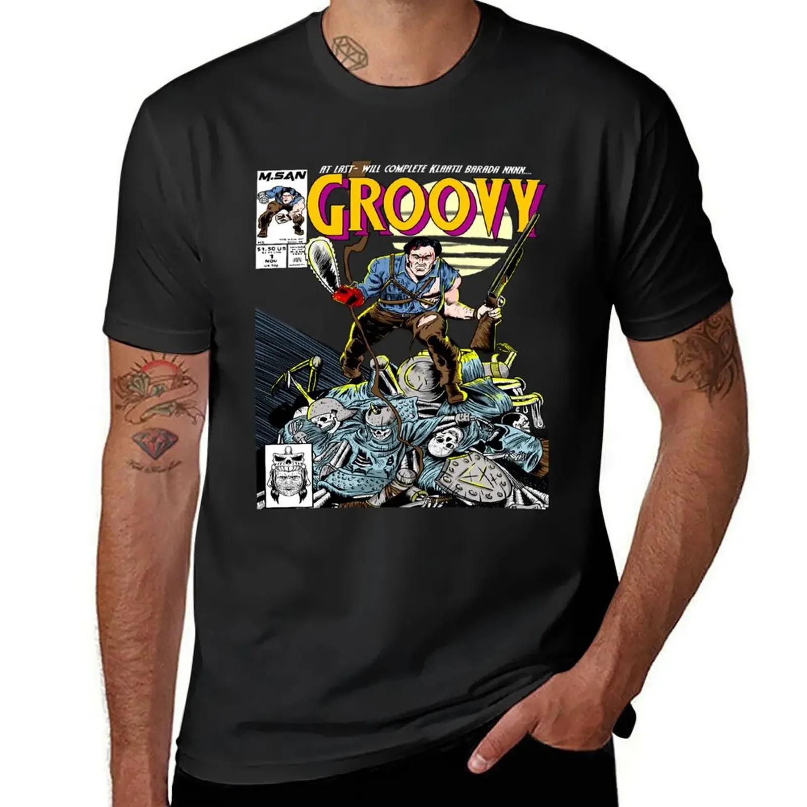

Groovy T-Shirt kawaii clothes Blouse tops shirts graphic mens tall t shirts