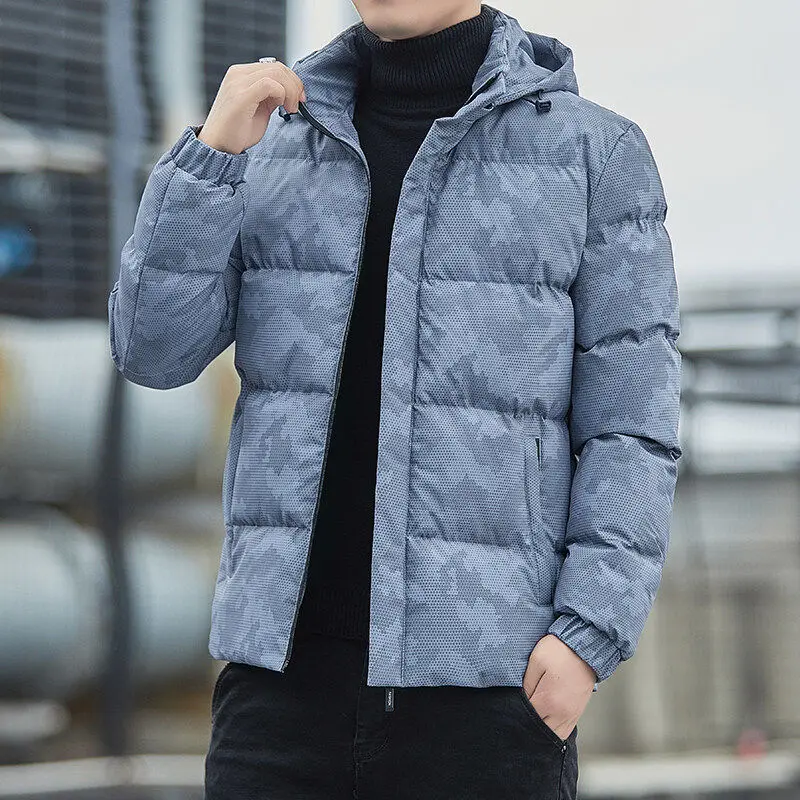 Warm Men\'s Quilted Padded Coats Winter Camouflage Male Jackets Thick Cheap Sale Aesthetic Harajuku Clothing Fashion 2024 Deals